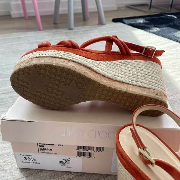 Suede, Wedge (4.5 inch), Tabasco, Jimmy Choo - Picture 3 of 3